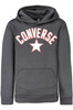 Bluza z kapturem Converse w kolorze czarnym, rozpinana dla dzieci