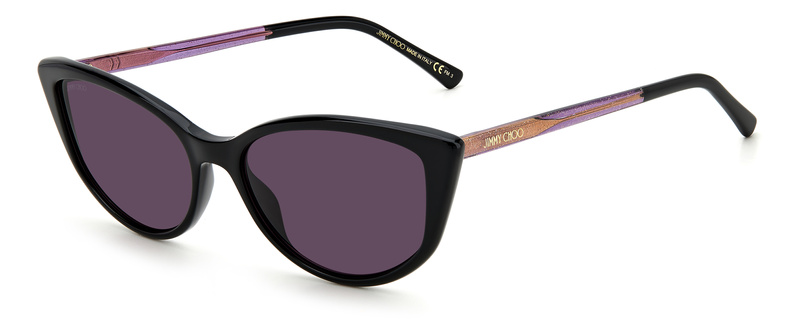 Okulary JIMMY CHOO NADIAS807UR. Okulary przeciwsłoneczne, Kolor czarny. Kobieta.