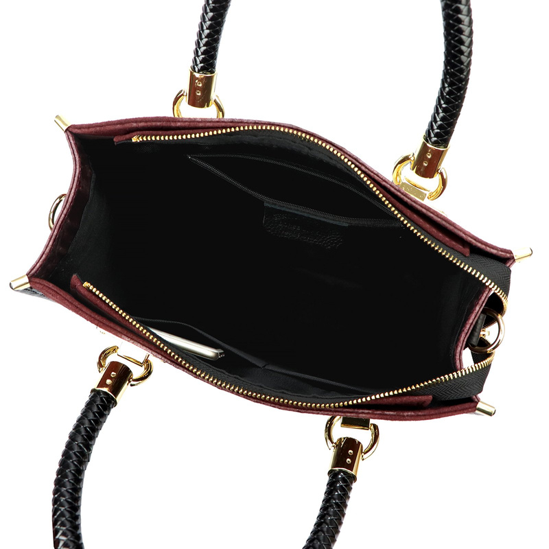 Damska torebka ze skóry naturalnej Luka 26-072 CROCO