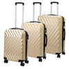 Mocna walizka damska z ABSu Pierre Cardin MED12 x3 Z
