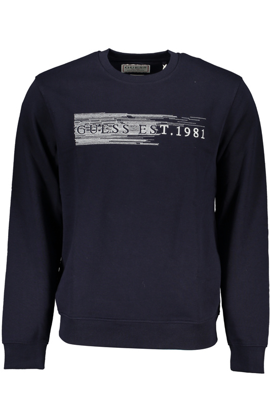 NIEBIESKA BLUZA MĘSKA BEZ ZAMKA. GUESS JEANS