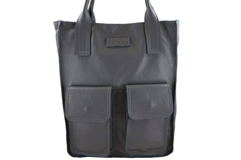 Torby shopper bag do pracy - Szare ciemne 