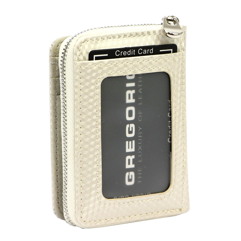 Zgrabny damski portfel skórzany stylowy Gregorio