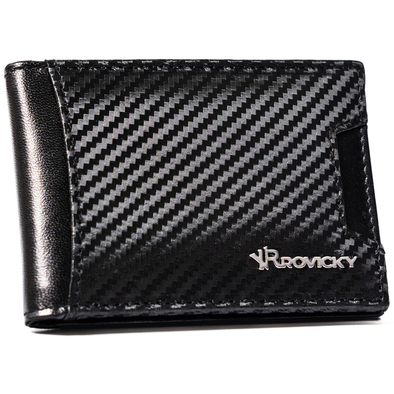 Mała banknotówka męska etui na karty Rovicky RFID