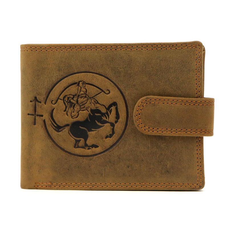 Skórzany męski portfel Nordee L895-TRACTOR