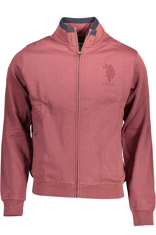 BLUZA US POLO Z ZAMKIEM FIOLETOWA MĘSKA