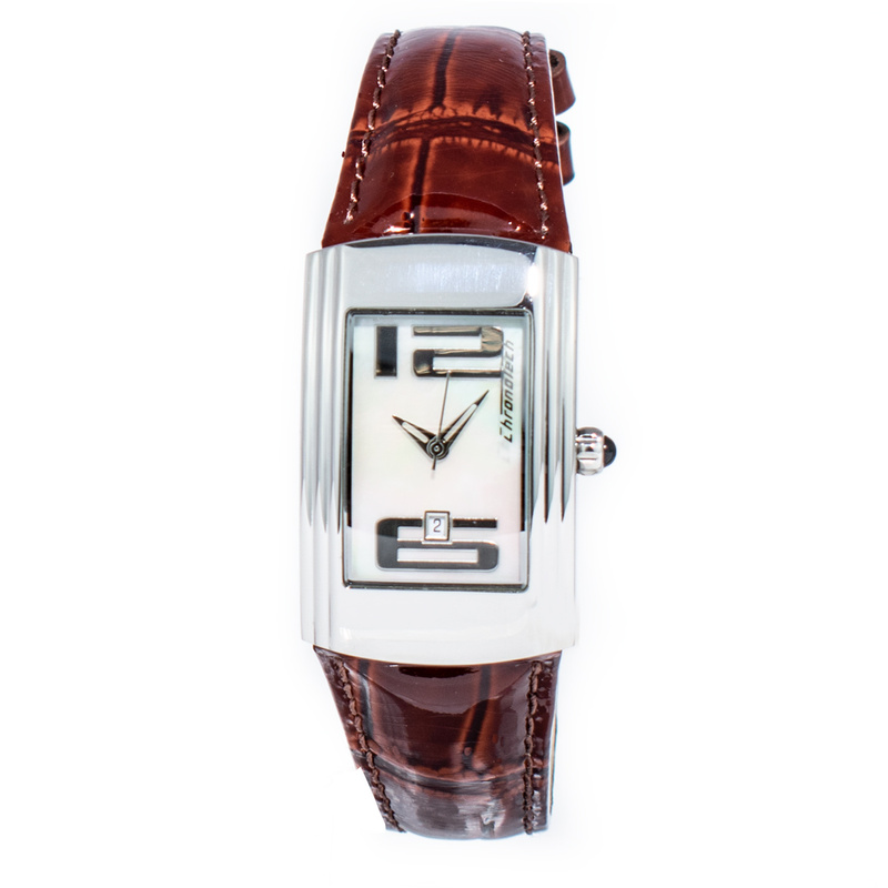 Zegarek CHRONOTECH CT7017L-03S. Kwarcowy, Kolor biały. Kobieta.