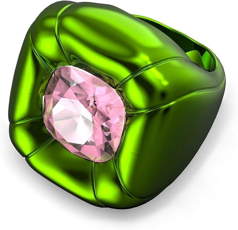 Biżuteria SWAROVSKI 5601542. Pierścionek, Kolor zielony. Kobieta.