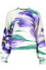 BIA�Y SWETER DESIGUAL DAMSKI