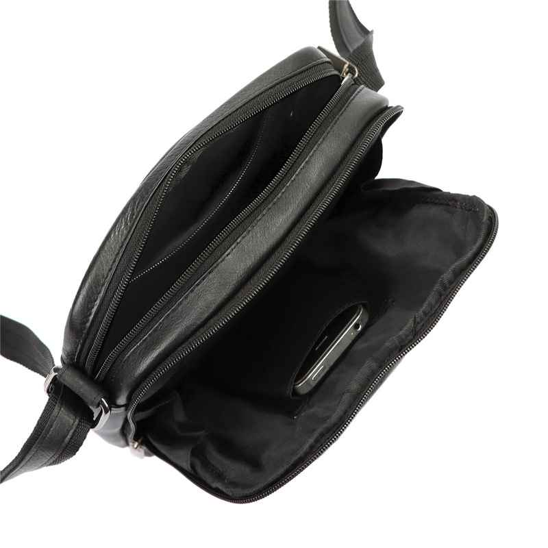 Saszetka męska z naturalnej skóry Nordee MSD-02 GM07 NAPPA