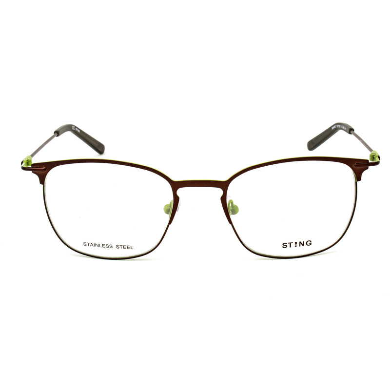 Okulary STING VST166510SDN. Okulary, Kolor czerwony brązowy. Unisex.