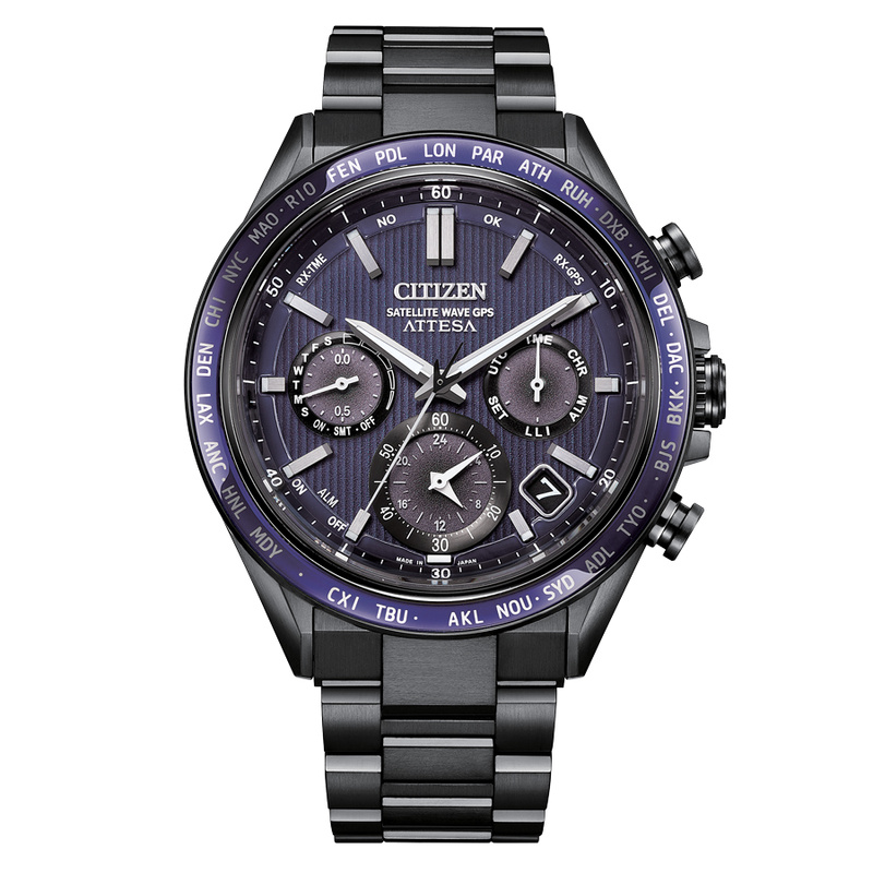 Zegarek CITIZEN CC4059-64L. SOLAR QUARTZ, Kolor PURPLE. Mężczyzna.