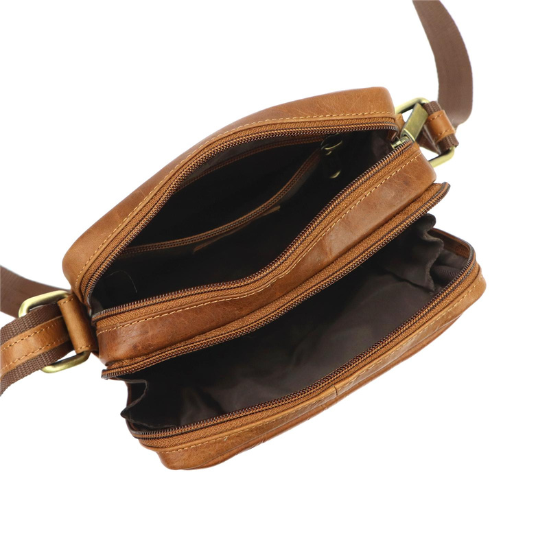 Saszetka męska z naturalnej skóry Nordee MSD-03 GM06