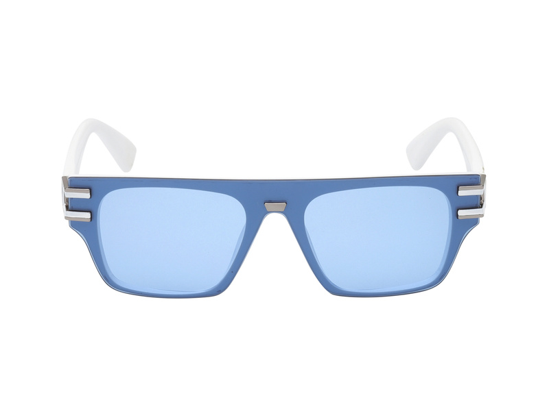 Okulary GUESS GO00061-0021V. Okulary przeciwsłoneczne, Kolor biały. Mężczyzna.