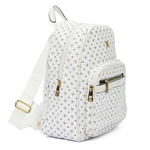 Stylowy miejski Plecak damski na ramię ze skóry eko z logo BRICIOLE