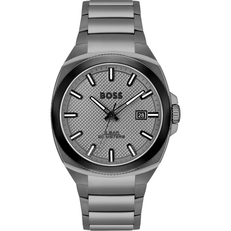 Zegarek BOSS 1514137. Kwarcowy, Kolor szary. Mężczyzna.