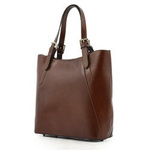 CZARNA DAMSKA TOREBKA EKSKLUZYWNA WŁOSKA SKÓRA NATURALNA 086