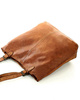 Torebka damska shopper z regulacją rączek skóra old pelle - MARCO MAZZINI brąz camel