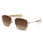 Okulary HALLY&SON DEUS DH506S04. Okulary przeciwsłoneczne, Kolor złoty. Unisex.