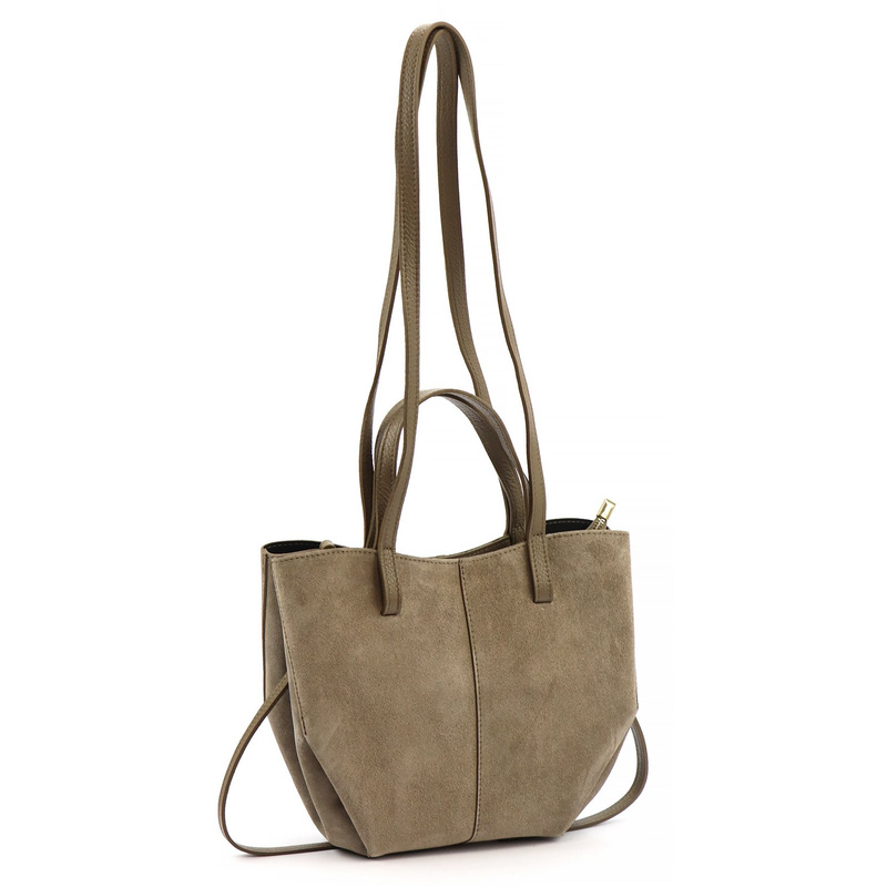 Luka Skórzana pojemna Stylowa damska shopperbag torebka na ramię