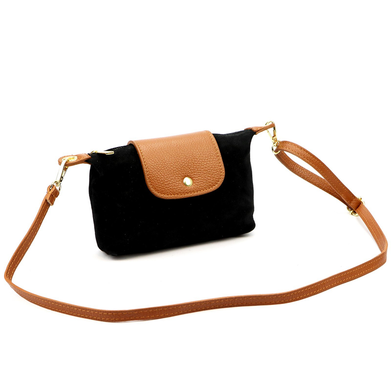 Vera Pelle damska listonoszka torebka na ramię z kieszenią