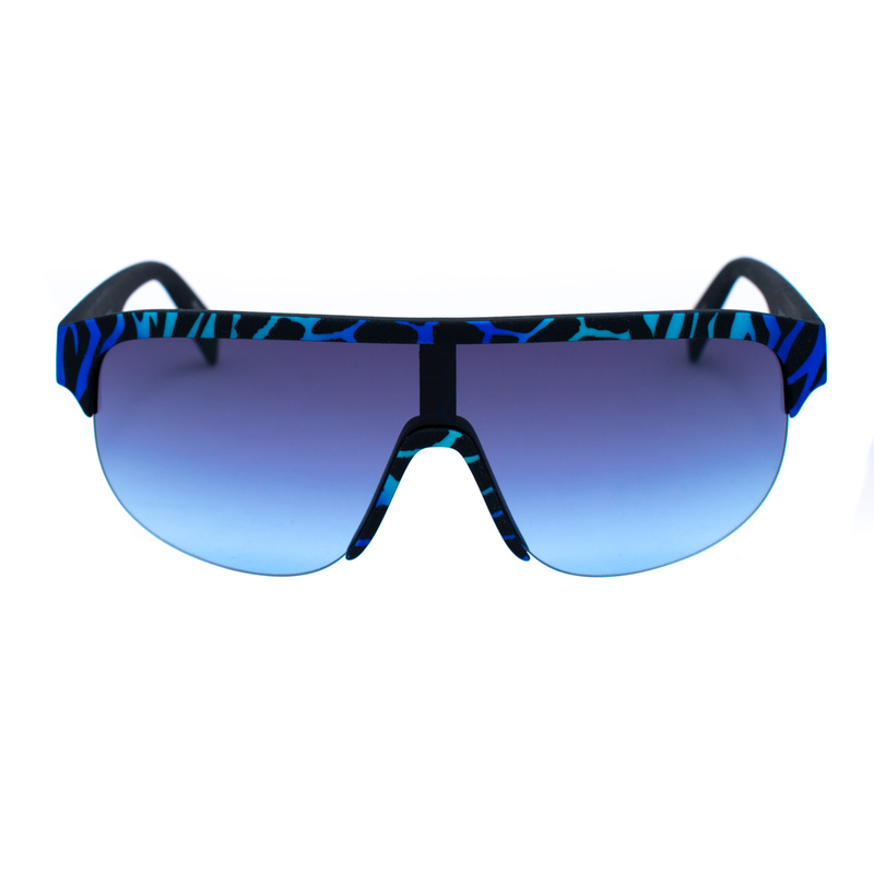 Okulary ITALIA INDEPENDENT 0911-ZEF-022. Okulary przeciwsłoneczne, Kolor niebieski. Mężczyzna.