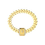 Biżuteria GUESS JUMB05005JWYG. Bransoletka, Kolor złoty. Mężczyzna.