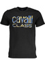 T-SHIRT MĘSKI Z KRÓTKIM RĘKAWEM KLASY CAVALLI CZARNA