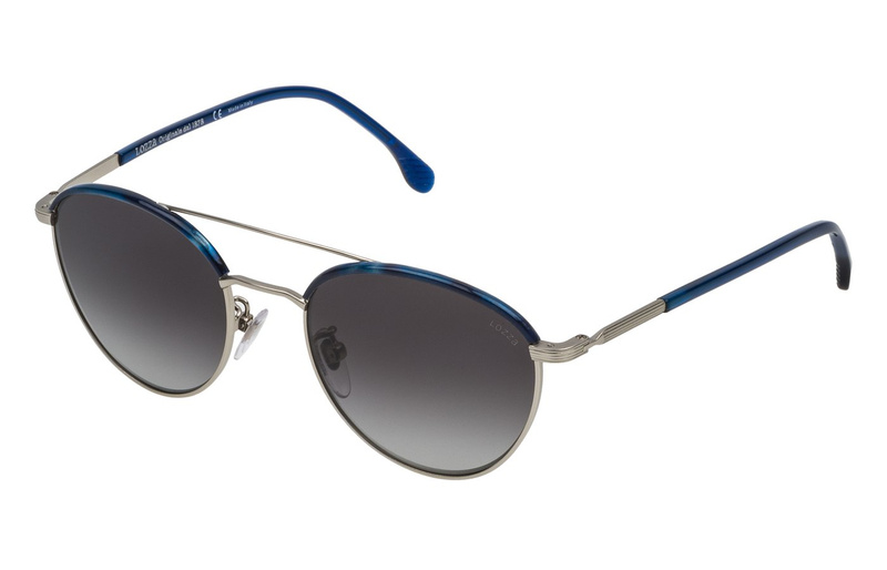 Okulary LOZZA SL2290M-0581. Okulary przeciwsłoneczne, Kolor niebieski srebrny. Unisex.