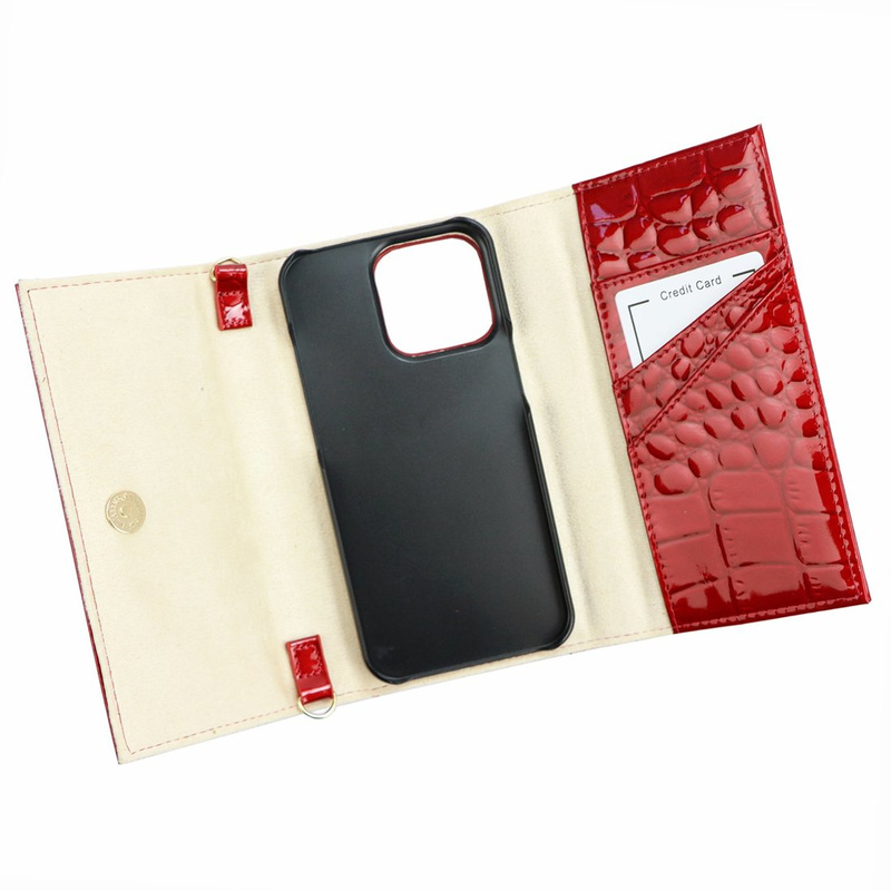 Duże Skórzane etui damskie MiaMore IPHONE 13 PRO