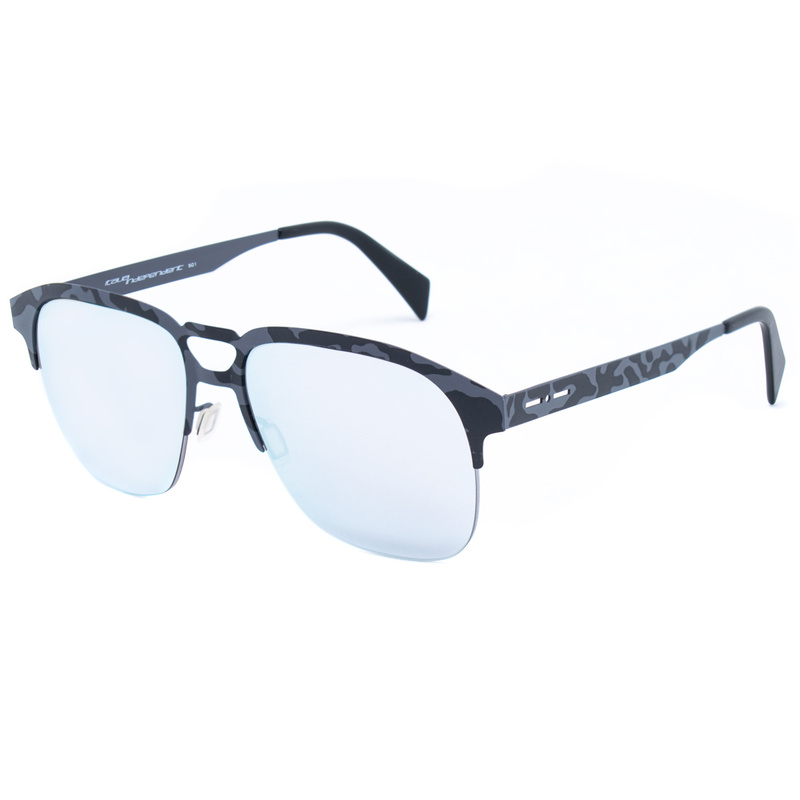 Okulary ITALIA INDEPENDENT 0502-153-000. Okulary przeciwsłoneczne, Kolor brązowy szary. Mężczyzna.