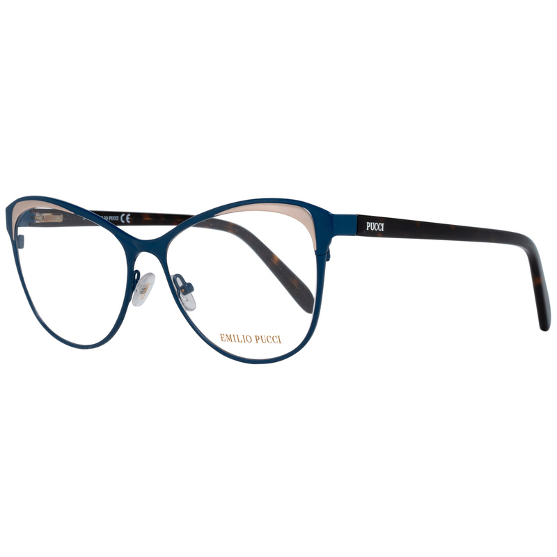 Okulary PUCCI EP5085-53092. EYEGLASSES, Kolor niebieski. Kobieta.
