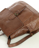 Plecak skórzany handmade z kieszeniami  - MARCO MAZZINI czekoladowy brąz