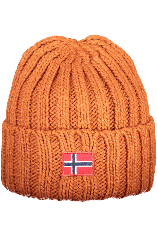 CZAPKA MĘSKA Norway 1963 POMARAŃCZOWA
