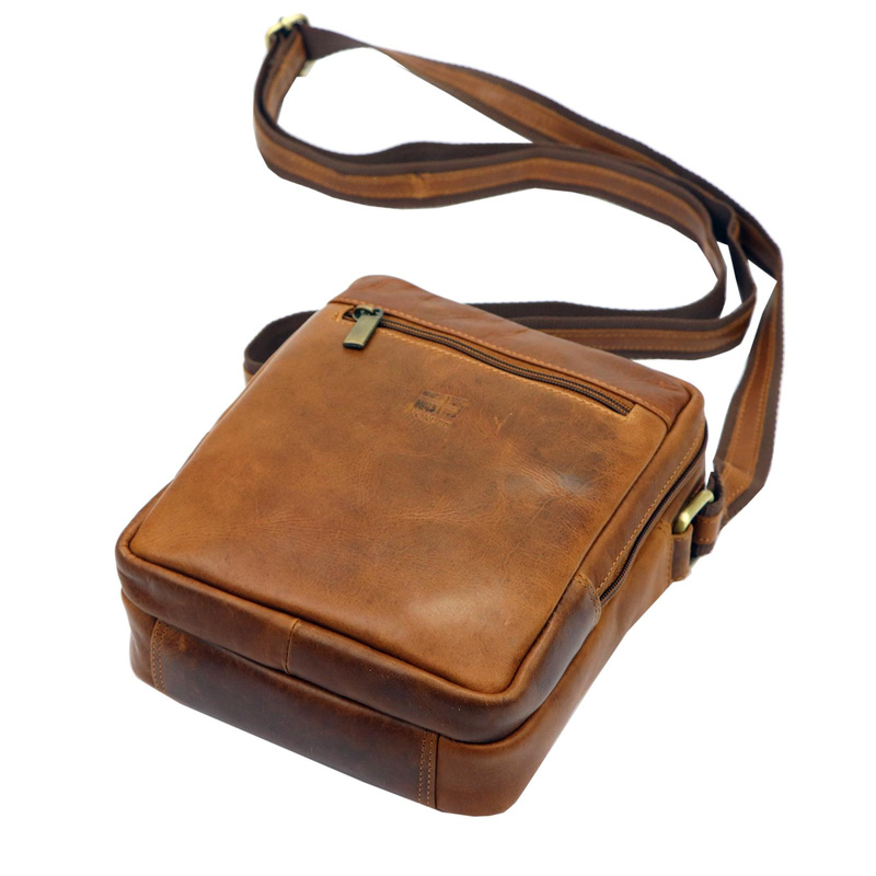 Saszetka męska z naturalnej skóry Nordee MSD-03 GM06