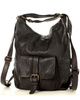 Torba skórzana dla wymagających z opcją plecak old school leather bag - MARCO MAZZINI czarny