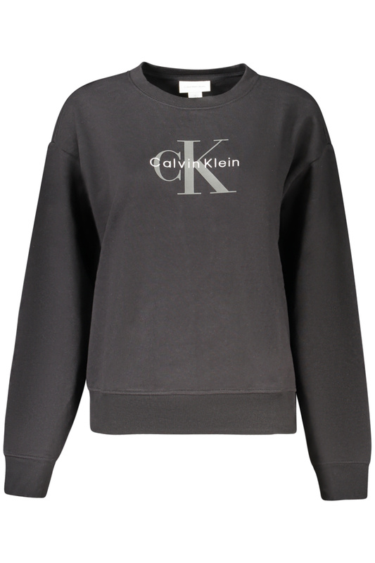 CZARNA BLUZA DAMSKA Z ROZPINANYM NA ZAMEK CALVIN KLEIN