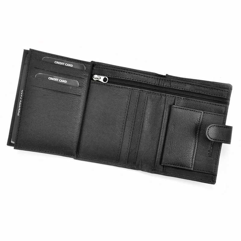 Skórzany męski portfel Money Kepper CC 5400B