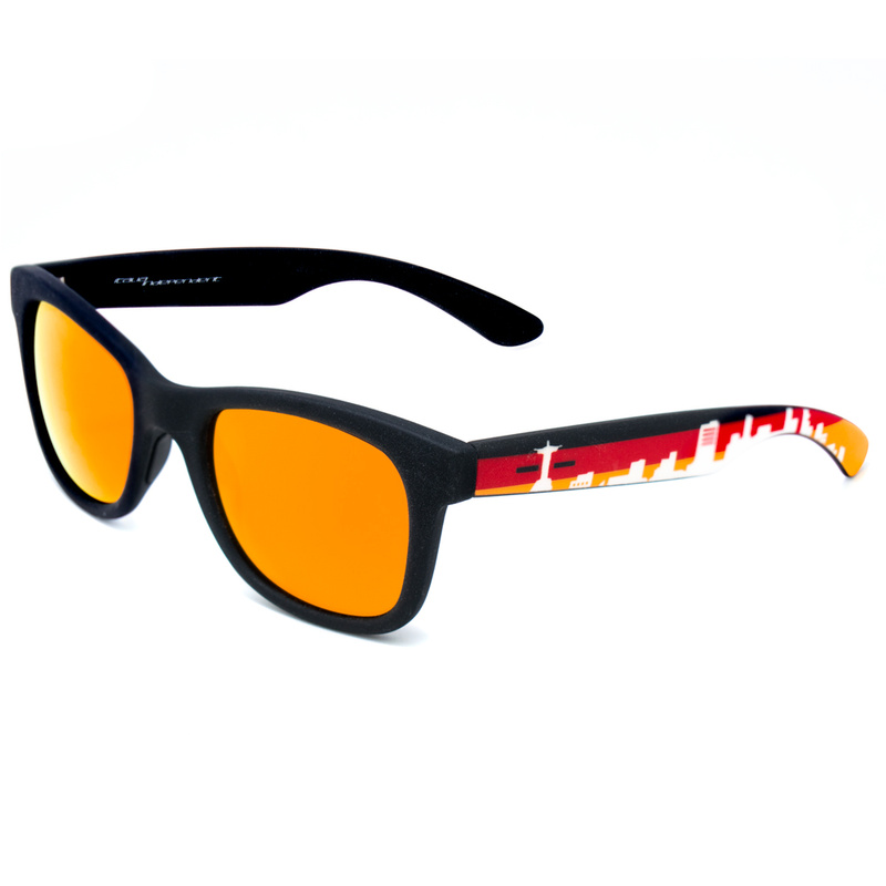 Okulary ITALIA INDEPENDENT 0090-009-GER. Okulary przeciwsłoneczne, Kolor czarny. Unisex.