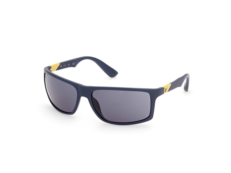 Okulary WEB EYEWEAR WE0293-6392V. Okulary przeciwsłoneczne, Kolor niebieski. Mężczyzna.