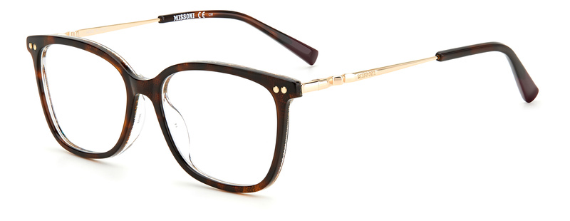 Okulary MISSONI MIS-0085-086. Okulary, Kolor havana. Kobieta.