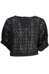 DESIGUAL CZARNY T-SHIRT DAMSKI Z KRÓTKIM RĘKAWEM