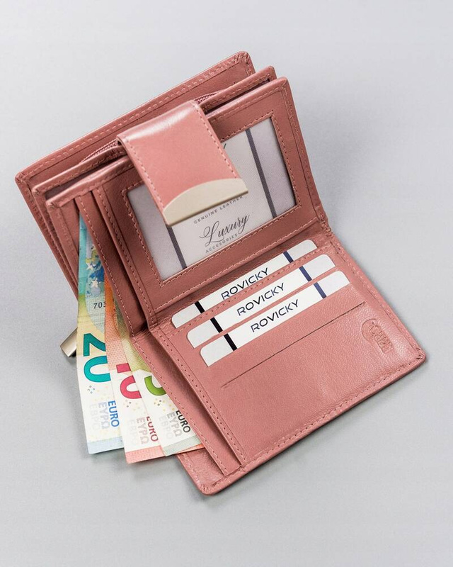 Zgrabna skórzana damska portmonetka 4U Cavaldi