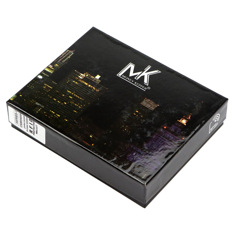 Skórzany męski portfel Money Kepper CNM 5600B RFID