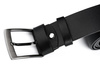 Beltimore skórzany licowy pasek męski czarny premium E14 : Kolory - czarny, Rozmiar pasków - r.115-130 cm