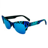 Okulary ITALIA INDEPENDENT 0908-ZEF-022. Okulary przeciwsłoneczne, Kolor niebieski. Kobieta.