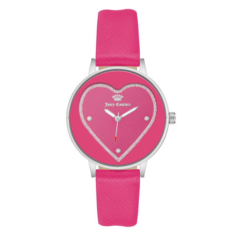 Zegarek JUICY COUTURE JC1235SVHP. Kwarcowy, Kolor różowy. Kobieta.