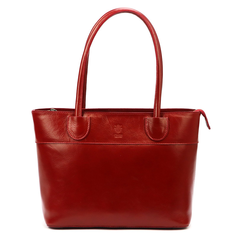 Skórzana duża elegancka damska shopperbag torebka na ramię Florence