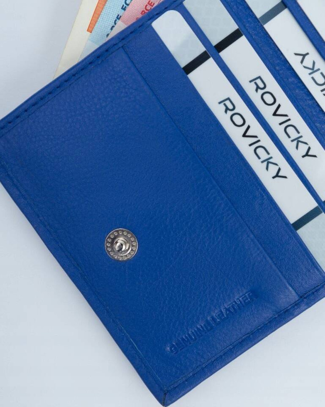 Kompaktowa Skórzana mała portmonetka od Rovicky