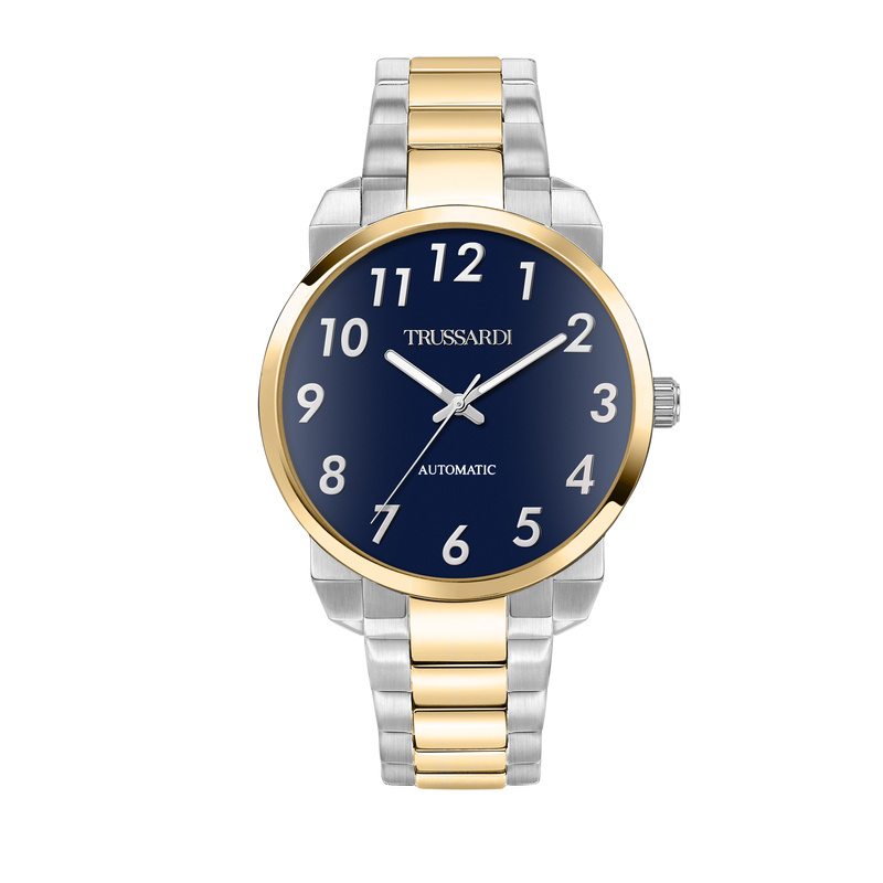 Zegarek TRUSSARDI R2423154001. Automatyczny, Kolor niebieski. Mężczyzna.